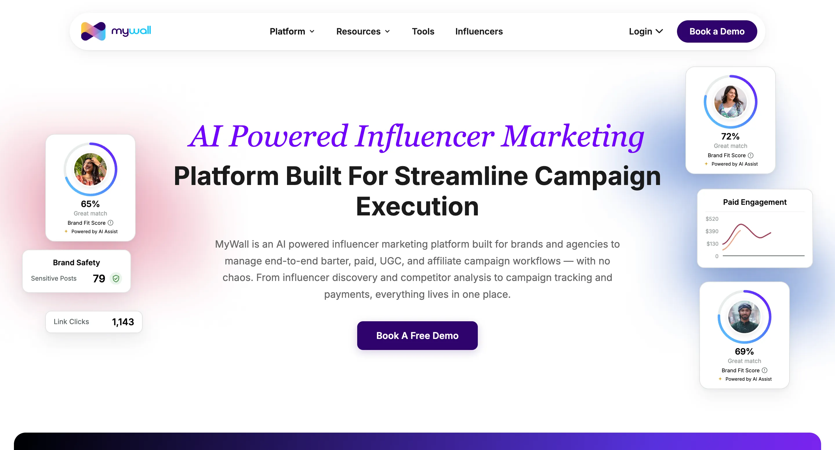 MyWall Influencer Marketing Software