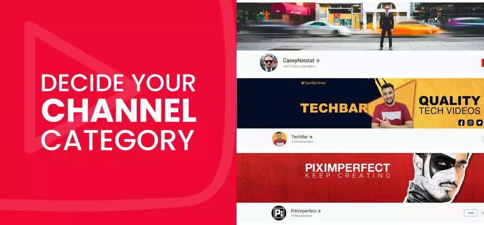 Decide your Channel Category