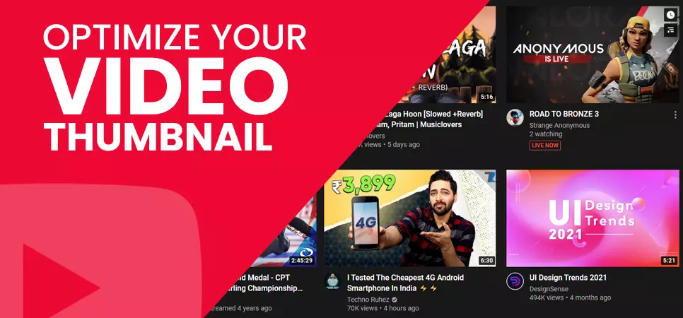 Optimize your video thumbnail